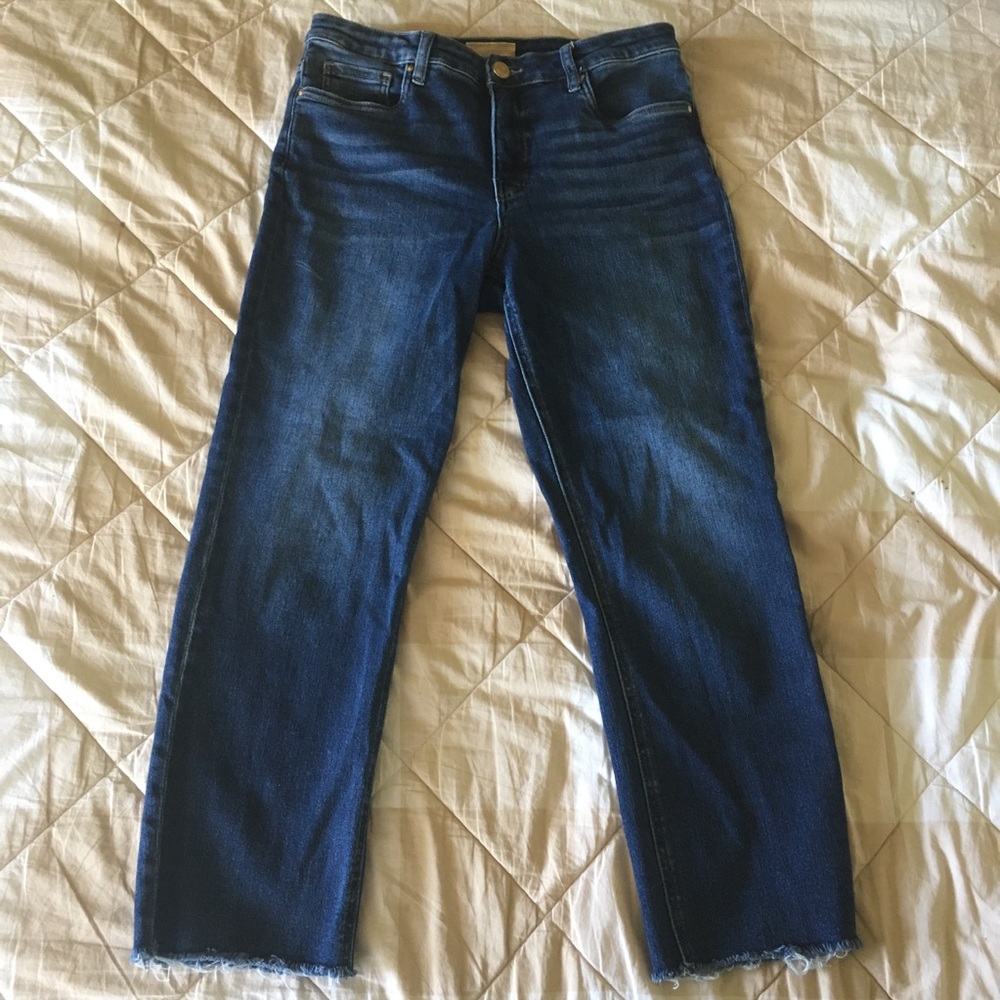 Kut from the Kloth Dark Blue Ankle Jeans